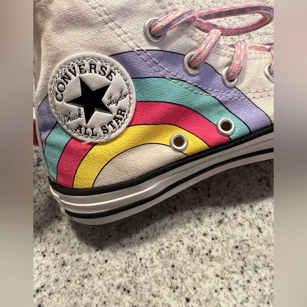 Unicorn Rainbow Converse Size 13